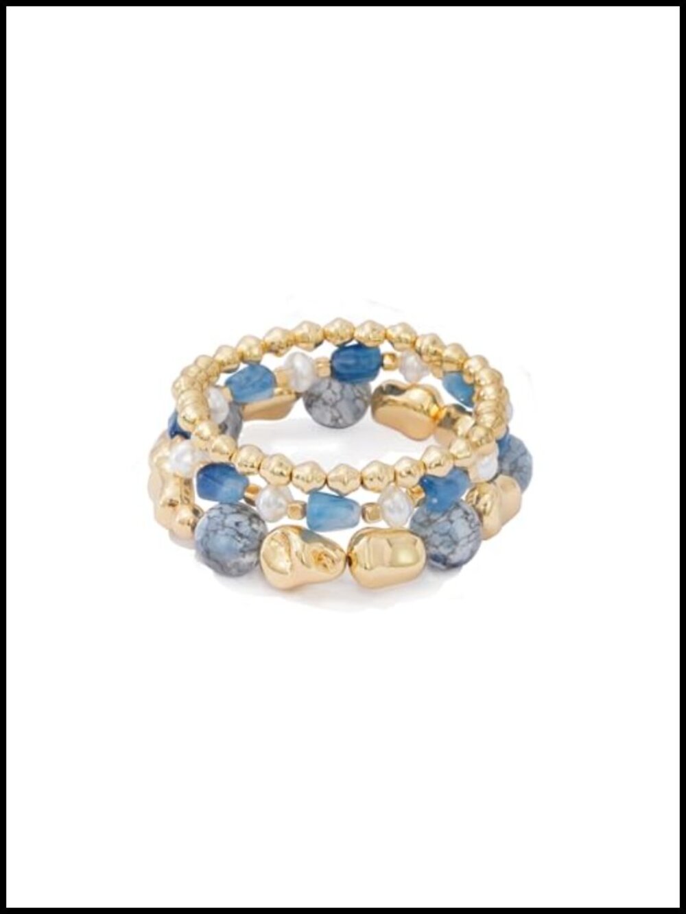 Boho Beaded Stretch Bracelets Handmade Stackable Jewelry